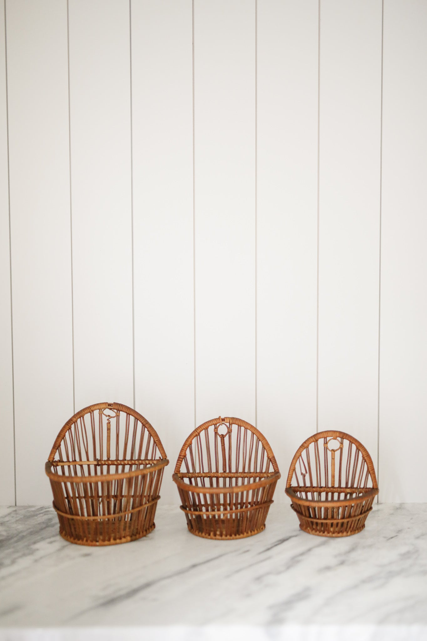 Three Wicker Basket Set