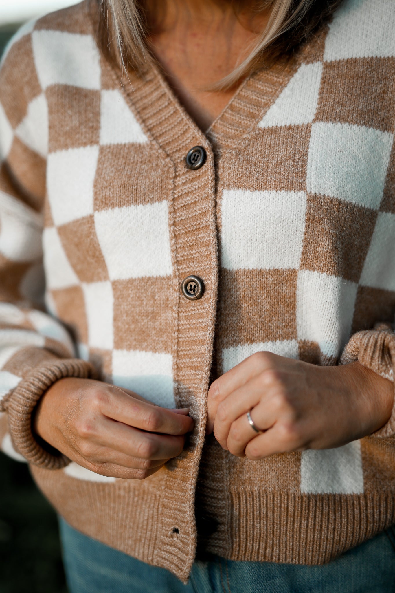 Harlow Gingham Cardi