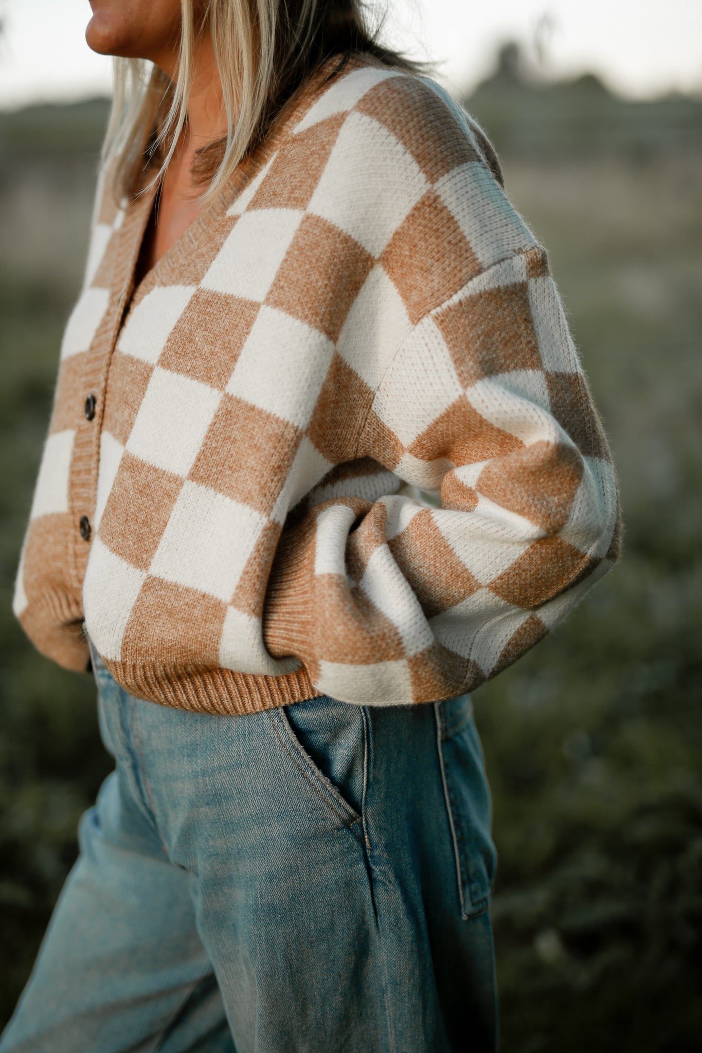 Harlow Gingham Cardi