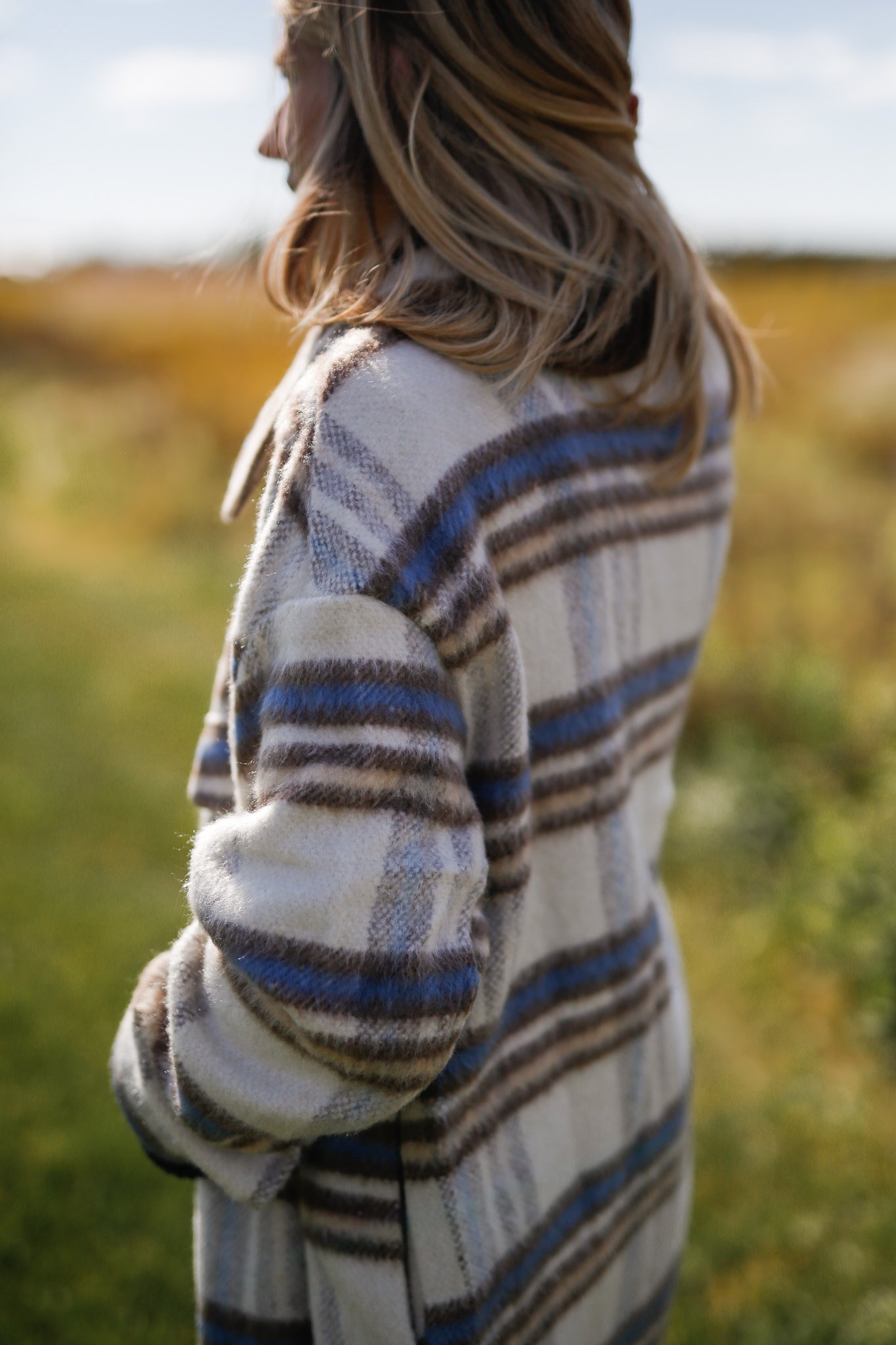 Finn Fuzzy Flannel Coat