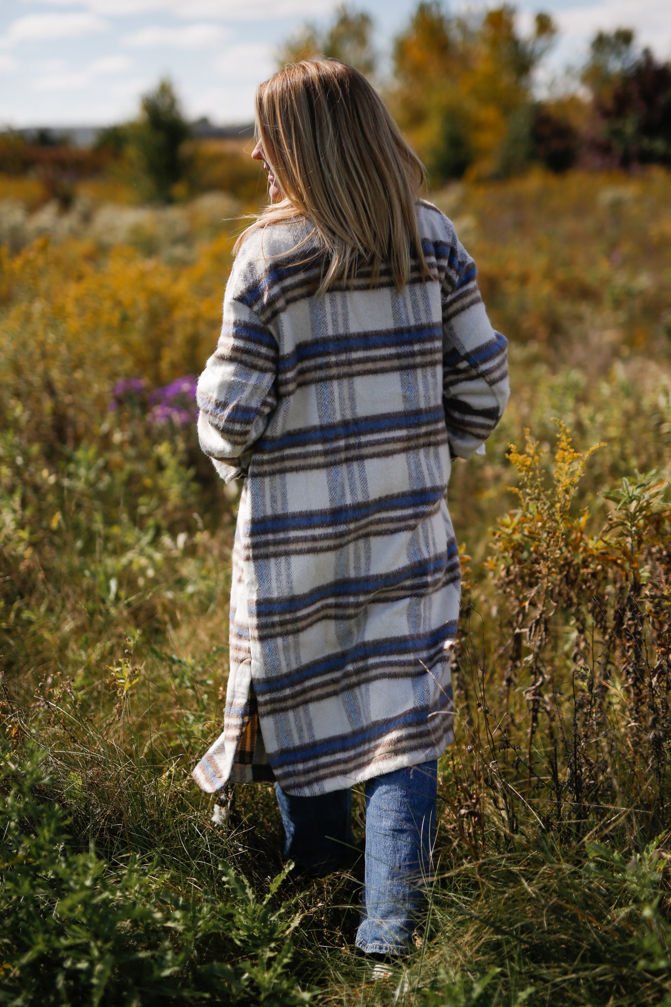 Finn Fuzzy Flannel Coat