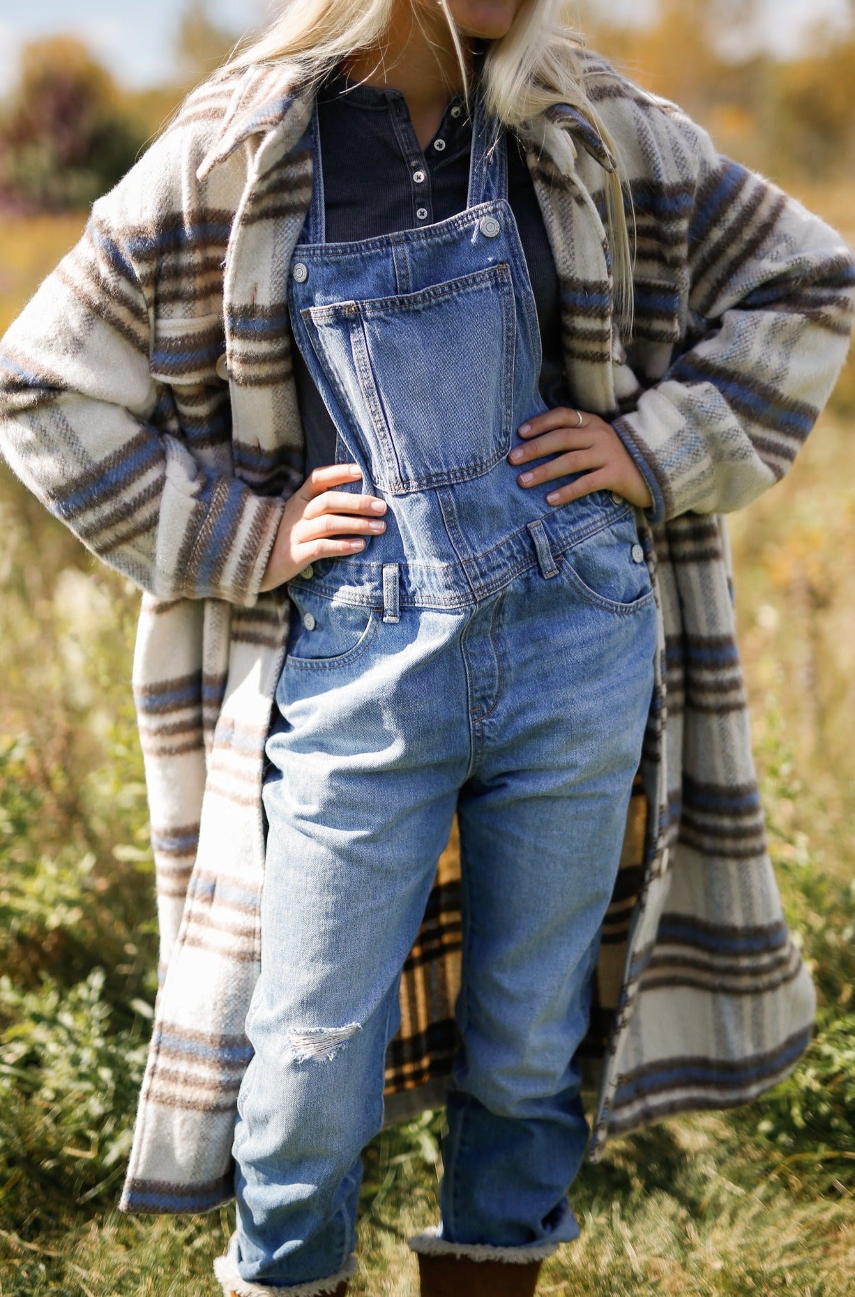 Finn Fuzzy Flannel Coat