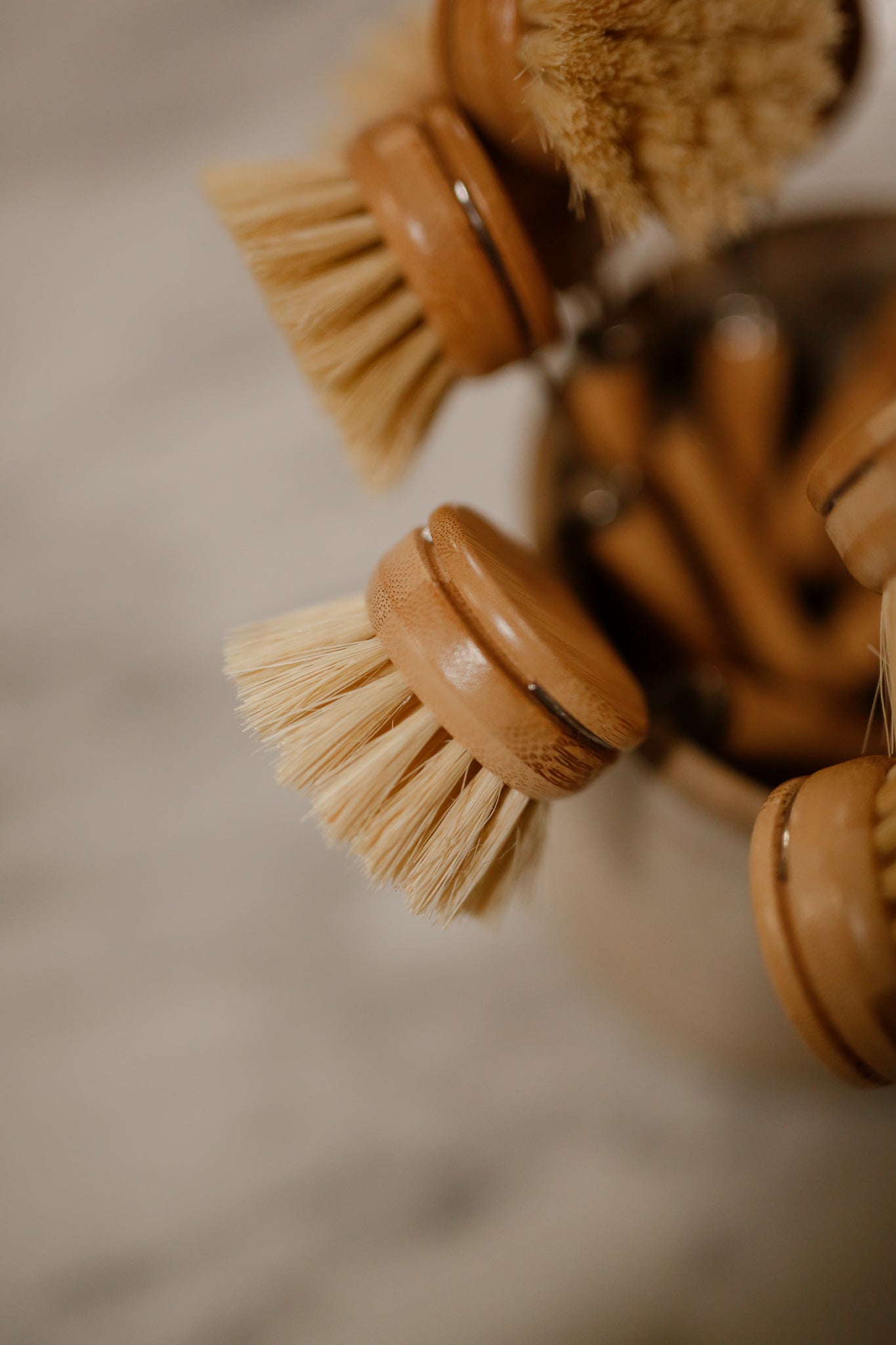 Bamboo Handled Sisal Dish Brush