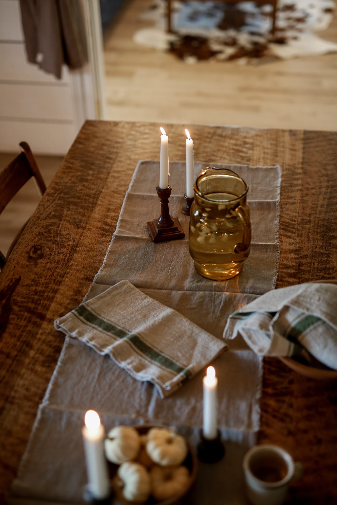 Linen Table Runner