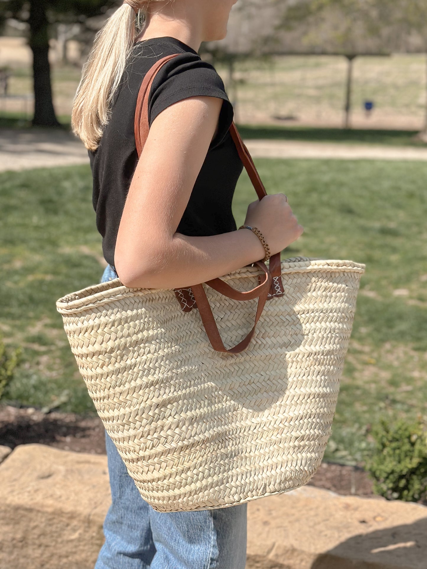 Straw Market Bag