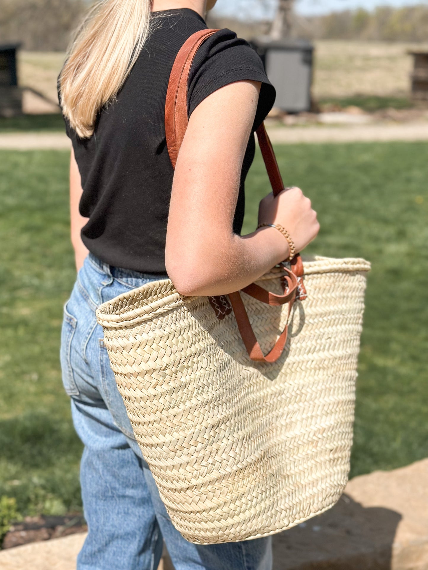 Straw Market Bag