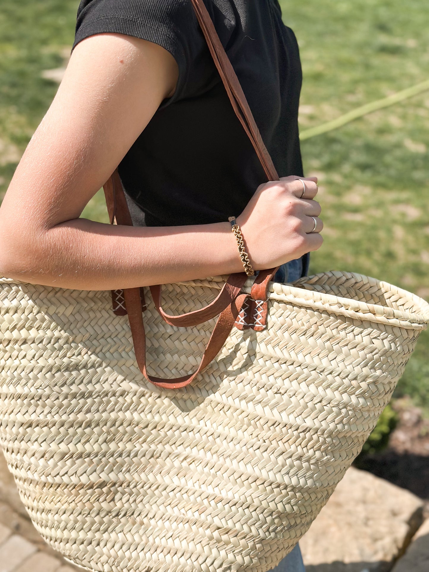 Straw Market Bag